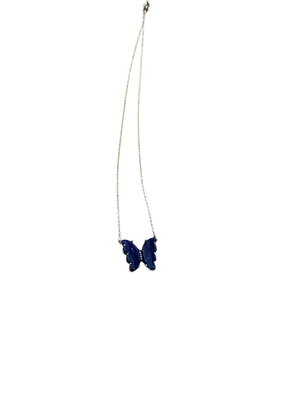 Blue Butterfly Pendant Necklace - Women Jewelry